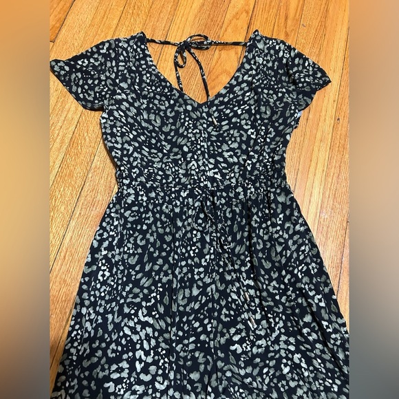 Tommy Bahama Wild One Wide Leg Black and Green Jumpsuit Size Small - Picture 4 of 11